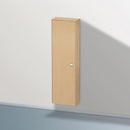 Duravit Brioso tall unit with 1 door eiche natur, Griff chrom