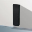 Duravit Brioso tall unit with 1 door eiche schwarz, Griff chrom