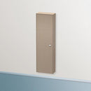 Duravit Brioso tall unit with 1 door leinen, Griff chrom