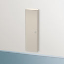 Duravit Brioso tall unit with 1 door taupe matt, Griff chrom