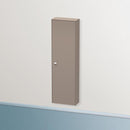 Duravit Brioso tall unit with 1 door basalt matt, Griff chrom