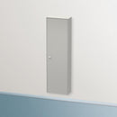 Duravit Brioso tall unit with 1 door betongrau matt, Griff chrom