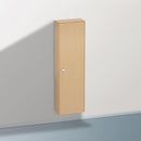 Duravit Brioso tall unit with 1 door eiche natur, Griff chrom