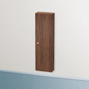 Duravit Brioso tall unit with 1 door nussbaum dunkel, Griff chrom