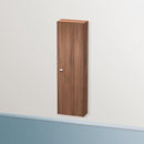 Duravit Brioso tall unit with 1 door nussbaum natur, Griff chrom