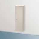 Duravit Brioso tall unit with 1 door taupe matt, Griff taupe matt