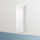 Duravit Brioso tall unit with 1 door weiß hochglanz, Griff chrom
