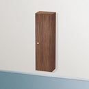 Duravit Brioso tall unit with 1 door nussbaum dunkel, Griff chrom