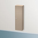 Duravit Brioso tall unit with 1 door leinen, Griff chrom