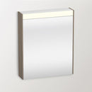 Duravit Brioso mirror cabinet with lighting and 1 door