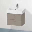 Duravit Brioso vanity unit Compact with 2 pull-out compartments