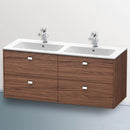 Duravit Brioso vanity unit for double washbasin with 4 pull-out compartments
