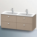 Duravit Brioso vanity unit for double washbasin with 4 pull-out compartments