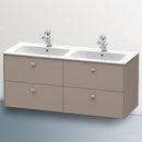 Duravit Brioso vanity unit for double washbasin with 4 pull-out compartments