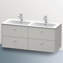 Duravit Brioso vanity unit for double washbasin with 4 pull-out compartments