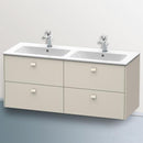 Duravit Brioso vanity unit for double washbasin with 4 pull-out compartments