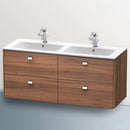 Duravit Brioso vanity unit for double washbasin with 4 pull-out compartments