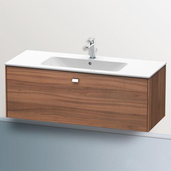 Duravit Brioso vanity unit with 1 pull-out compartment natural walnut, handle chrome