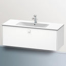 Duravit Brioso vanity unit with 1 pull-out compartment matt white, handle matt white
