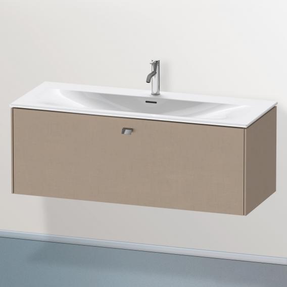 Duravit Brioso vanity unit with 1 pull-out compartment linen, handle chrome