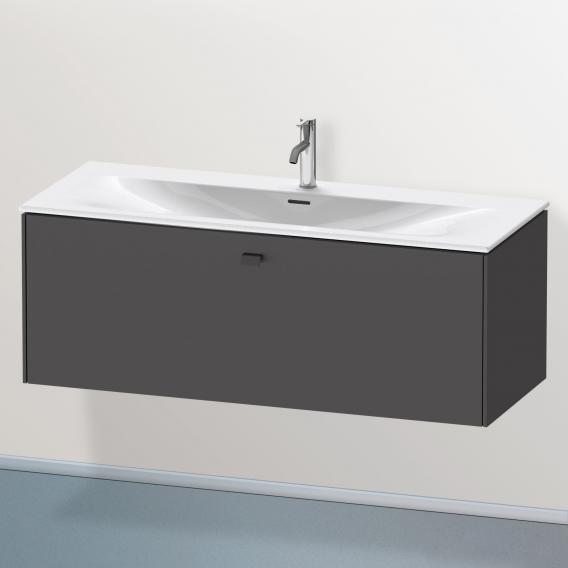 Duravit Brioso vanity unit with 1 pull-out compartment matt graphite, handle matt graphite