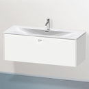 Duravit Brioso vanity unit with 1 pull-out compartment matt white, handle matt white