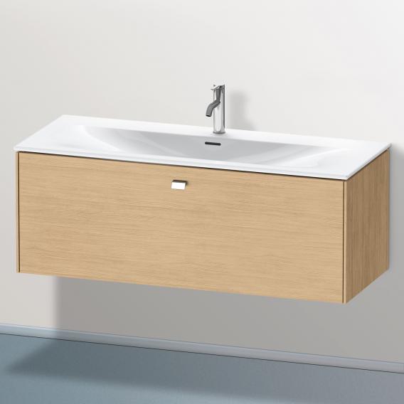 Duravit Brioso vanity unit with 1 pull-out compartment natural oak, handle chrome