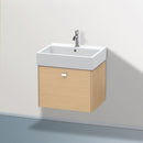 Duravit Brioso vanity unit with 1 pull-out compartment natural oak, handle chrome