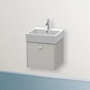 Duravit Brioso vanity unit with 1 pull-out compartment betongrau matt, Griff betongrau matt