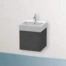 Duravit Brioso vanity unit with 1 pull-out compartment graphit matt, Griff graphit matt