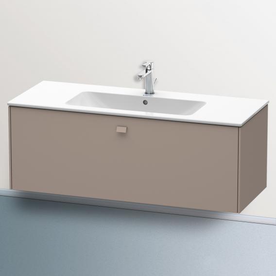 Duravit Brioso vanity unit with 1 pull-out compartment matt basalt, handle matt basalt