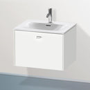 Duravit Brioso vanity unit with 1 pull-out compartment matt white, handle matt white