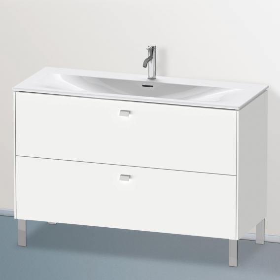 Duravit Brioso vanity unit with 2 pull-out compartments matt white, handle matt white