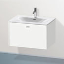 Duravit Brioso vanity unit with 1 pull-out compartment matt white, handle matt white