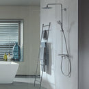 Duravit C.1 shower system with single lever shower mixer