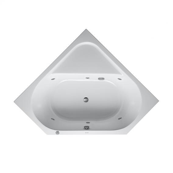 Duravit D-Code corner whirlbath, built-in with Jet-System