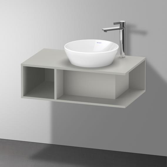 Duravit D-Neo 檯面，帶梳妝台 緊湊型，帶 1 個切口