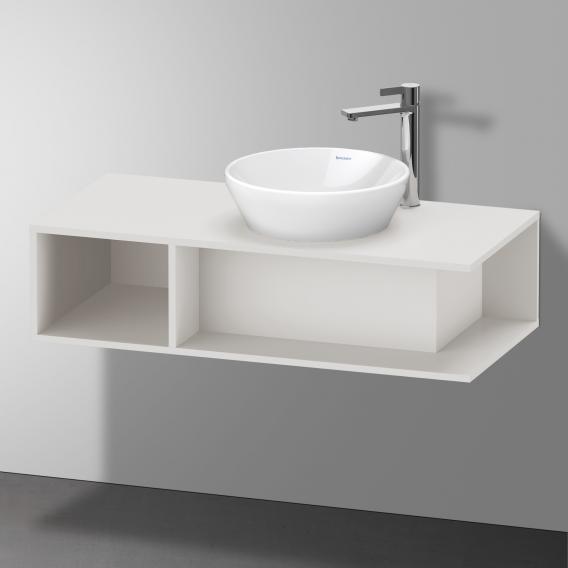 Duravit D-Neo 檯面，帶梳妝台 緊湊型，帶 1 個切口