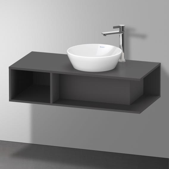 Duravit D-Neo 檯面，帶梳妝台 緊湊型，帶 1 個切口