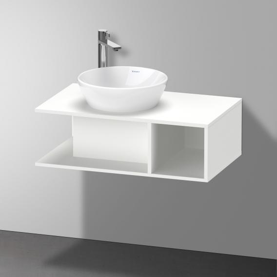 Duravit D-Neo 檯面，帶梳妝台 緊湊型，帶 1 個切口