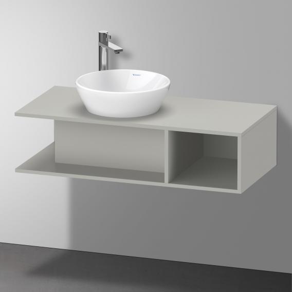 Duravit D-Neo 檯面，帶梳妝台 緊湊型，帶 1 個切口