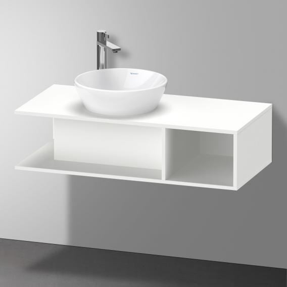 Duravit D-Neo 檯面，帶梳妝台 緊湊型，帶 1 個切口