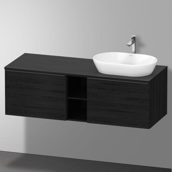 Duravit D-Neo countertop with vanity unit with 2 pull-out compartments and 1 cut-out