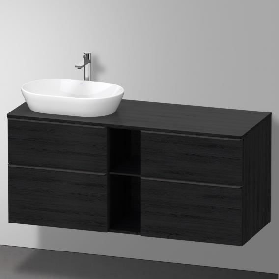 Duravit D-Neo countertop with vanity unit with 4 pull-out compartments and 1 cut-out