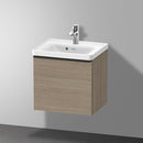 Duravit D-Neo hand washbasin with vanity unit with 1 pull-out compartment