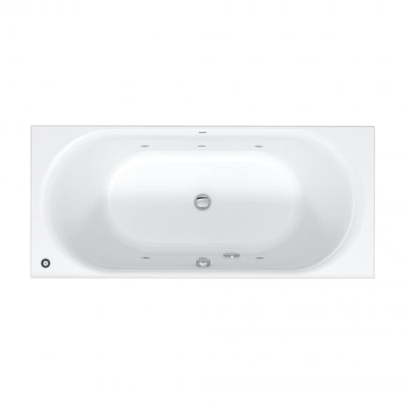 Duravit D-Neo rectangular whirlbath with jet system, built-in