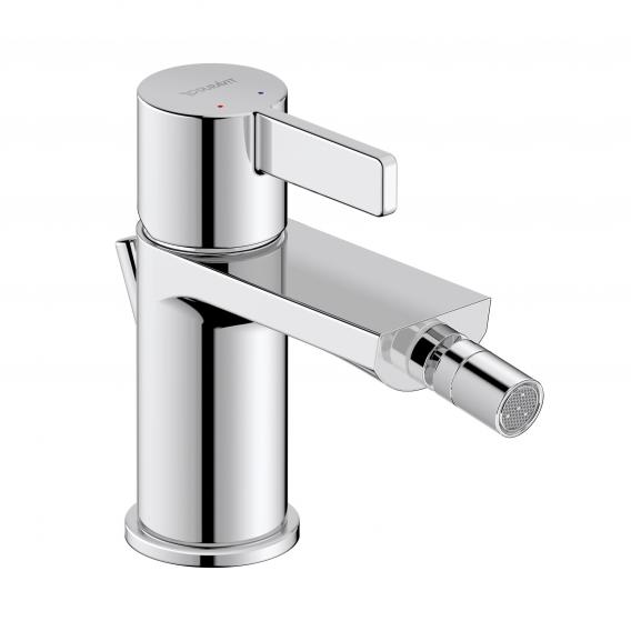 Duravit D-Neo single lever bidet mixer with pop-up waste set