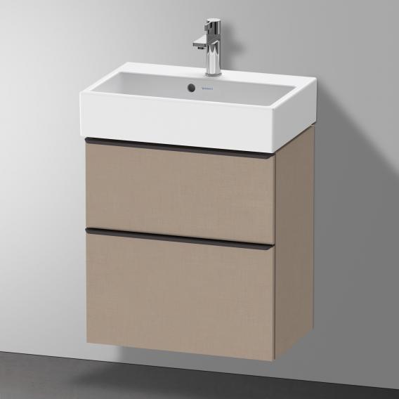 Duravit D-Neo 梳妝台 緊湊型，帶有 2 個拉出式隔層