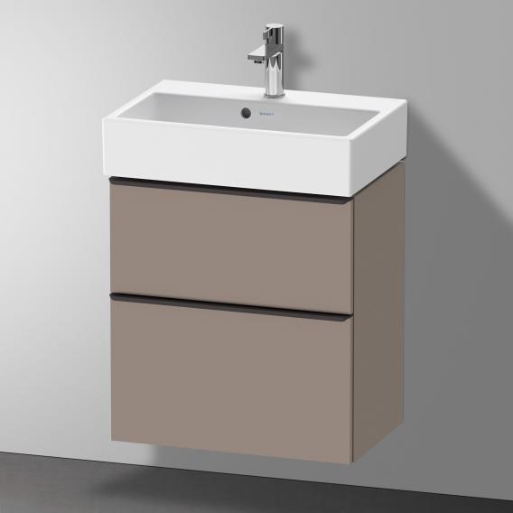 Duravit D-Neo 梳妝台 緊湊型，帶有 2 個拉出式隔層