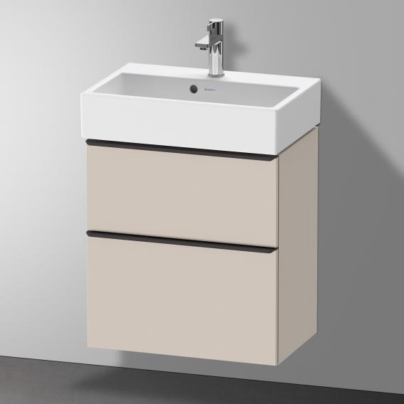 Duravit D-Neo 梳妝台 緊湊型，帶有 2 個拉出式隔層